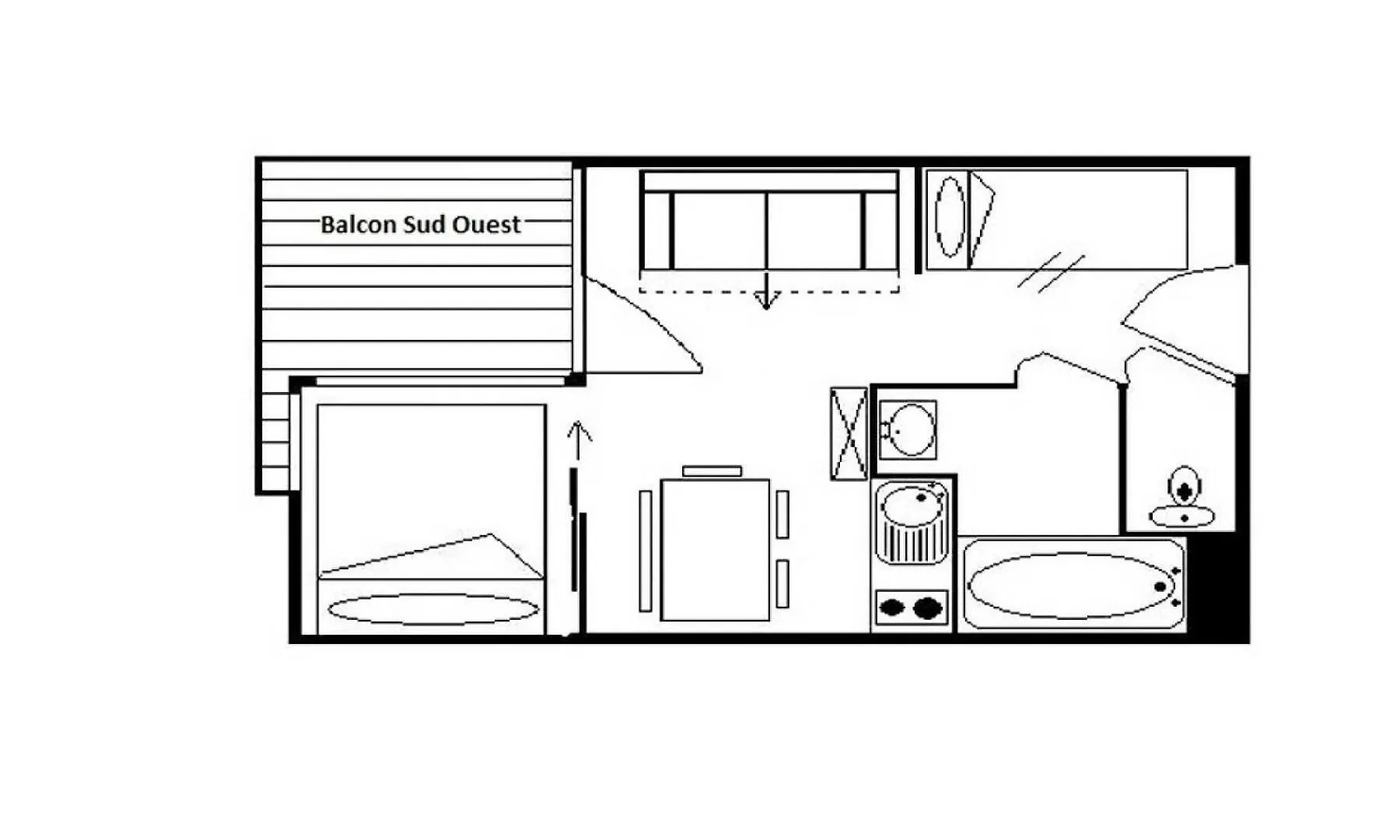 Residence Ski Soleil - Appartement Fonctionnel - Depart Ski Aux Pieds - Balcon Loggia Ouest Mae-2344 Saint-Martin-de-Belleville 0*,  France